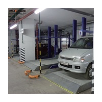 Parkings verticaux 2 ascenseurs extérieurs de stationnement de voiture de double empileur du poteau 3200kg