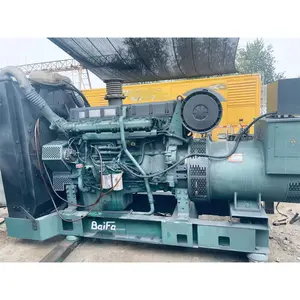 Volvo Penta 500kw DIESEL Máy phát điện đặt 625kva SAMFORD động cơ 3 giai đoạn im lặng loại với giấy chứng nhận CE