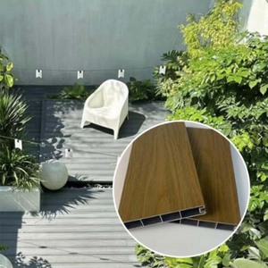 Hồ bơi sàn vườn Hội Đồng Quản trị siêu Chất lượng nhôm nhựa <span class=keywords><strong>composite</strong></span> qutdoor <span class=keywords><strong>decking</strong></span> <span class=keywords><strong>WPC</strong></span> co-đùn <span class=keywords><strong>decking</strong></span> - Product Image 6