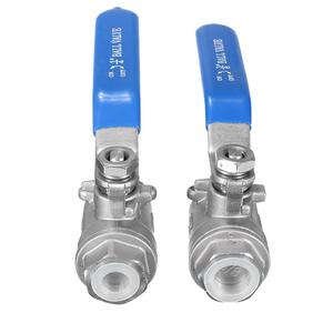 Válvula de Bola Manual de Acero Inoxidable de 2 Piezas para Control de Gas DN20 3/4 Pulgadas - Product Image 6