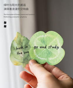 Notas Adhesivas Creativas con Diseño de Hojas Alienígenas, Etiquetas Adhesivas Impresas de Alta Calidad para Oficina, Notas Adhesivas Personalizadas al por Mayor - Product Image 6