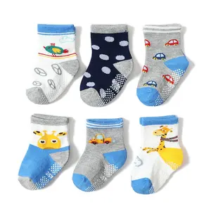 Breathable Children Crew Socks Fashion Cute Animal Pattern Custom Kids Girls Socks