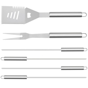 <span class=keywords><strong>Amazon</strong></span> En Gros 10 Pièces en Acier Inoxydable <span class=keywords><strong>Barbecue</strong></span> <span class=keywords><strong>Barbecue</strong></span> Ensemble D'outils - Product Image 4