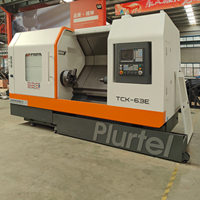 Nouvelle machine de tournage CNC à banc incliné horizontal TCK63Y-1000, axe Y, tourelle, robuste, automatique, à broche unique, haute productivité