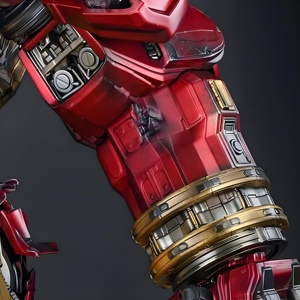 Hot Bán Trang Trí Nội Thất Nhựa Điêu Khắc Marvel Phim Siêu Anh Hùng Sắt Mans 1/4 Ironmans Mk44 Hành Động Hình - Product Image 3