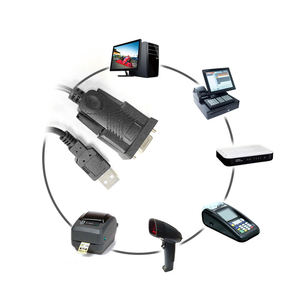 USB 2,0 a RS232 hembra DB9 Pin puerto serie Stock adaptador de datos convertidor de Cable para impresora de escritorio escáner de código de barras <span class=keywords><strong>caja</strong></span> <span class=keywords><strong>registradora</strong></span> - Product Image 2