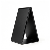 Support de bureau en aluminium anodisé noir mat pour écran E Ink, fabrication CNC personnalisée, coque extérieure pliable pour affichage électronique