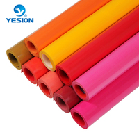Rouleau vinyle de transfert thermique 3D Red Flock