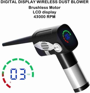 Souffleur d'air portable sans fil rechargeable par USB, nettoyeur manuel pour voiture, accessoires de soufflage de poussière, mini souffleur d'air - Product Image 2
