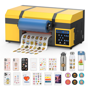 A3 UV DTF Flatbed Printer Multifunctional 3d Led Sticker Digital Printers for Pen Bottle Phone case Crystal Label - Product Image 1