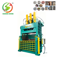 Presse à balles verticale hydraulique pour recyclage de papier usagé, machine à compacter les cartons, vente en promotion