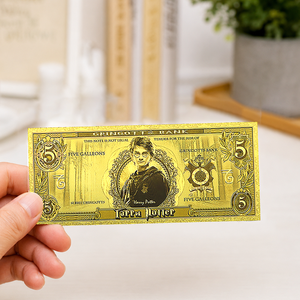 Billet de banque commémoratif en feuille d'or sur le thème de l'anime américain, collection de souvenirs de dessins animés, carte plaquée or pour cadeau - Product Image 3