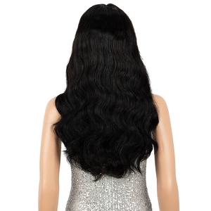 Peluca de cabello humano virgen con encaje frontal para mujeres negras, pelo ondulado de 18 a 24 pulgadas Hd suizo transparente, mezcla de pelo con pelo de bebé - Product Image 2