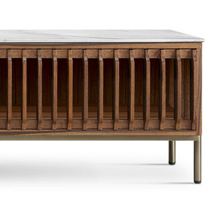 Model-PAMM meuble TV Style noyer salon meubles nouveau chinois adulte meuble TV moderne assemblage plaque de pierre CMCM0022 - Product Image 5