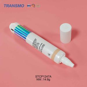 Ensemble de flacons de soin de la peau ronds, écologiques, de luxe, vides, blancs, pour produits de soin de la peau - Product Image 5