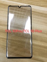 Film de protection d'écran en verre trempé incurvé 3D à couverture complète pour TCL 10 Plus
