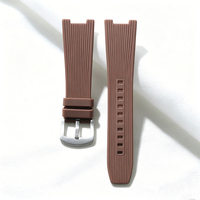 Bracelet de montre en caoutchouc cranté pour Patek-Philippe Nautilus pour homme, accessoires de bracelet de montre, bracelet de montre en silicone étanche 25 mm