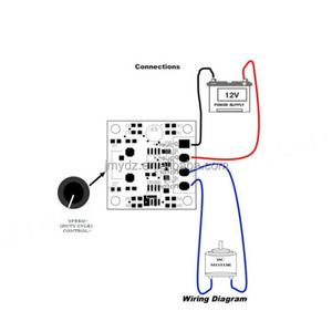 ตัวควบคุมความเร็วมอเตอร์ดีซีแบบ PWM ขนาดเล็ก 2A 1.8-15V3V5V12V สวิตช์ควบคุมความเร็วไมโครแบบไม่โพลาไรซ์ - Product Image 3