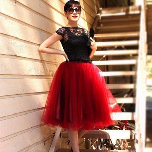 Jupe <span class=keywords><strong>Tutu</strong></span> en Tulle à 7 Couches pour <span class=keywords><strong>Femme</strong></span>, <span class=keywords><strong>Jupon</strong></span> de Demoiselle d'Honneur, Jupe Saias Faldas - Product Image 1