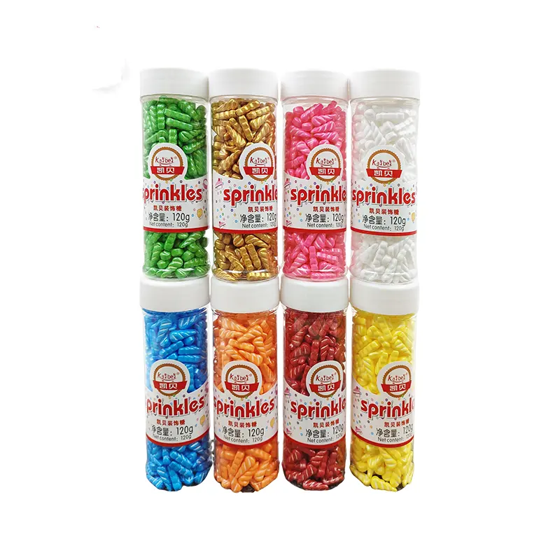 Şeker kek yenilebilir kek dekorasyon yenilebilir serpin şekiller köşe sprinkles