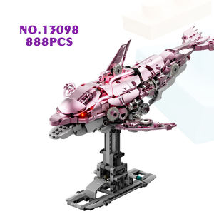 13098 Assembly Block Bricks Mechanical Cyber <b>Dolphin</b> Creative Educational Building Block Set Kids Plastic Collection <b>Toy</b> Juguete - Product Image 1