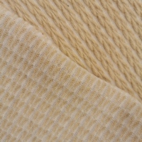 Tissu jacquard en velours de lapin et laine, tricoté pour vêtements, conception d'usine 2026