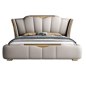 <span class=keywords><strong>Letto</strong></span> <span class=keywords><strong>Matrimoniale</strong></span> King Size in Stile Lusso Italiano Nuovo Modello <span class=keywords><strong>Letto</strong></span> Doppio di Fascia Alta con Morbido Rivestimento in Pelle <span class=keywords><strong>Letto</strong></span> Imbottito Extra-Large <span class=keywords><strong>per</strong></span> Camera Padronale - Product Image 5