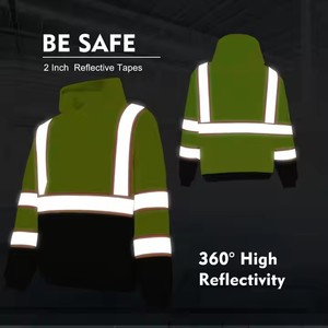Chaleco de Seguridad Reflectante con Forro Polar, Logotipo Personalizado, Color Promocional, Bolsillo de Gran Capacidad, Certificado ANSI Clase 2 EN 20471 - Product Image 4