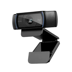 Máy tính để bàn video HD sống máy ảnh màu đen đầy đủ HD 1080P/30fps video gọi Webcam cam máy ảnh Logitech C920 HD Pro Webcam