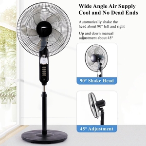 พัดลมพลังงานแสงอาทิตย์แบบชาร์จไฟได้ 12v 24v พร้อมแบตเตอรี่ในตัว 15w 20w 25w พัดลมโซลาร์เซลล์ พัดลมระบายความร้อนพลังงานแสงอาทิตย์ - Product Image 6