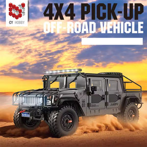 1/10 2,4G 4WD <span class=keywords><strong>Hummer</strong></span> H1 Pickup SUV Control remoto eléctrico <span class=keywords><strong>RC</strong></span> coche de juguete para niños (versión de perfil alto) - Product Image 5