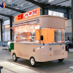 Nuevo tipo de remolque de comida callejera para la venta de <span class=keywords><strong>furgoneta</strong></span> de café, carrito de catering, hamburguesas, patatas fritas, helado, barbacoa, autobús, camión de comida móvil - Product Image 4