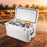 Glacière isotherme rigide rotomoulée personnalisable avec logo, 20L, 35L, 65L, 85L, 110L, 120L, portable pour le camping en extérieur