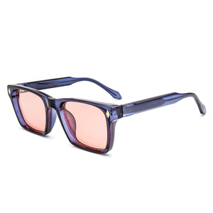 Очки унисекс ацетатные с прозрачными поляризованными линзами - Product Image 6