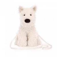 Sac bandoulière en peluche JC, mignon et doux, sac à bandoulière en peluche rembourré, plusieurs styles, sac à main en peluche pour enfants, cadeau