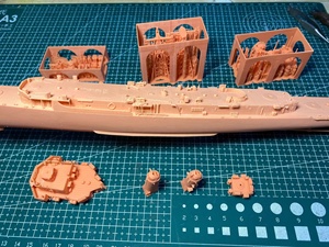 Kit imprimé en 3D 1/350 Destroyer de classe USS Forrest Sherman (ligne d'eau) - Product Image 3