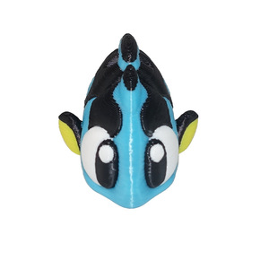 Modello di pesce pagliaccio stampato in 3D, altezza 4,3 cm, larghezza 2,8 cm, figurina decorativa per ornamento da scrivania per bambini - Product Image 4
