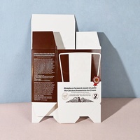 Impression de boîte personnalisée ISO FSC RoHS recyclés estampage à chaud en relief CMJN carton papier sel de mer boîte