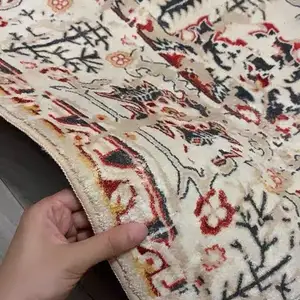 Vente chaude grande taille Teppich traditionnel fausse fourrure tapis en peluche antidérapant salon persan lavable à la machine tapis et tapis - Product Image 2