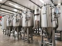 Tangki Fermentasi Kerucut dari Baja Anti Karat, Wadah Fermentasi Mobile untuk Anggur dan Bir