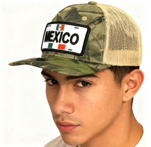 Mexica Gorra de béisbol bordada para hombre Tamaño grande Circunferencia de la cabeza profunda Sombrero de Sol Americano para exteriores Sombrero de México - Product Image 5