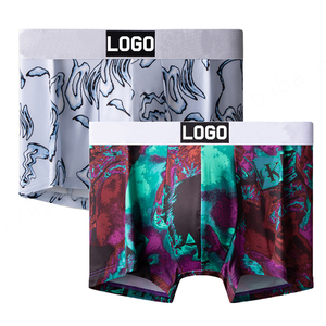 Manufacturer Wholesale <b>Custom</b> Printed Underwear Male Breathrable Cotton Briefs <b>Boxers</b> for Men - Product Image 1