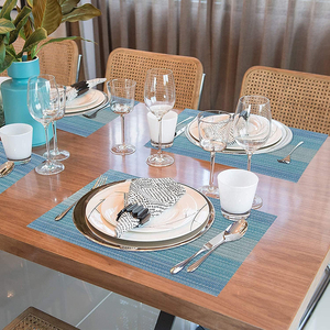 Sets de table de cuisine jetables en coton et silicone, imperméables, 60x60cm, personnalisables, en papier et polyester, pour bébé, thème Noël, marron, pour aliments - Product Image 4