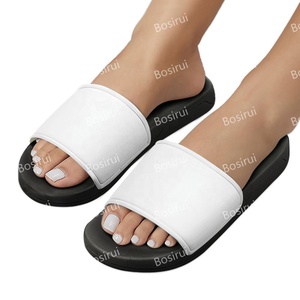 BSR stampate personalizzate slide estive sandali da <span class=keywords><strong>uomo</strong></span> <span class=keywords><strong>ciabatte</strong></span> infradito da <span class=keywords><strong>uomo</strong></span> EVA/PU morbida <span class=keywords><strong>gomma</strong></span> scivoli da piscina all'aperto pantofola - Product Image 2