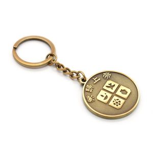 Porte-clés personnalisé découpable John Wick Blood Oath Marker Coin, plaqué antique, avec lion 3D - Product Image 5