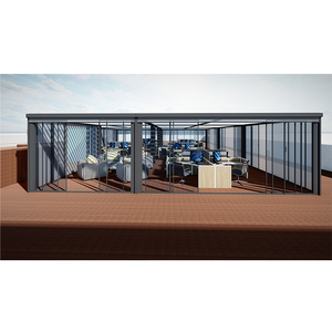 מכירה לוהטת קל התאסף אלומיניום רפפות פאטיו כיסוי עמיד למים מרפסת גג סוכך ביתן ערכות פרגולות עיצוב - Product Image 4