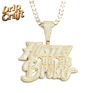 Hip-hop menteur exposé pendentif cuivre Zircon bijoux hommes et femmes Hip-hop pendentif pur incrusté à la main Boutique pendentif en gros - Product Image 5