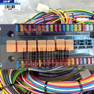 LNHF Caja de fusibles y mazo de cables de cabina para excavadora Catpillar 312D 315D 320D 350-8253 3508253 259-5296 2595296 2840917 284-0917 - Product Image 2