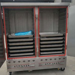 Machine à cuire le riz électrique automatique de bonne qualité à 24 plateaux, machine à cuire le riz, le poisson et le poulet à vendre - Product Image 6