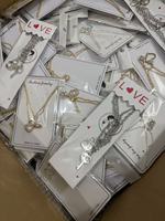 Chaînes de colliers en vrac, 120-160 pièces par kg, vendues au poids, bijoux fantaisie mixtes et aléatoires, vente en gros d'usine